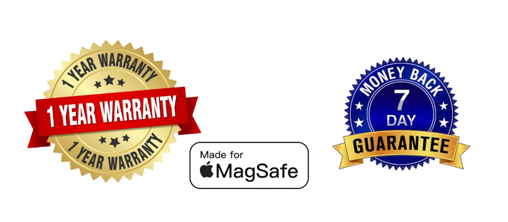 Apple 3-in-1 MagSafe Wireless Charger | 23W Fast Foldable Charging Dock for iPhone 12-17, Apple Watch & AirPods | 7-Day Money Back Guarantee – Matte Black and White